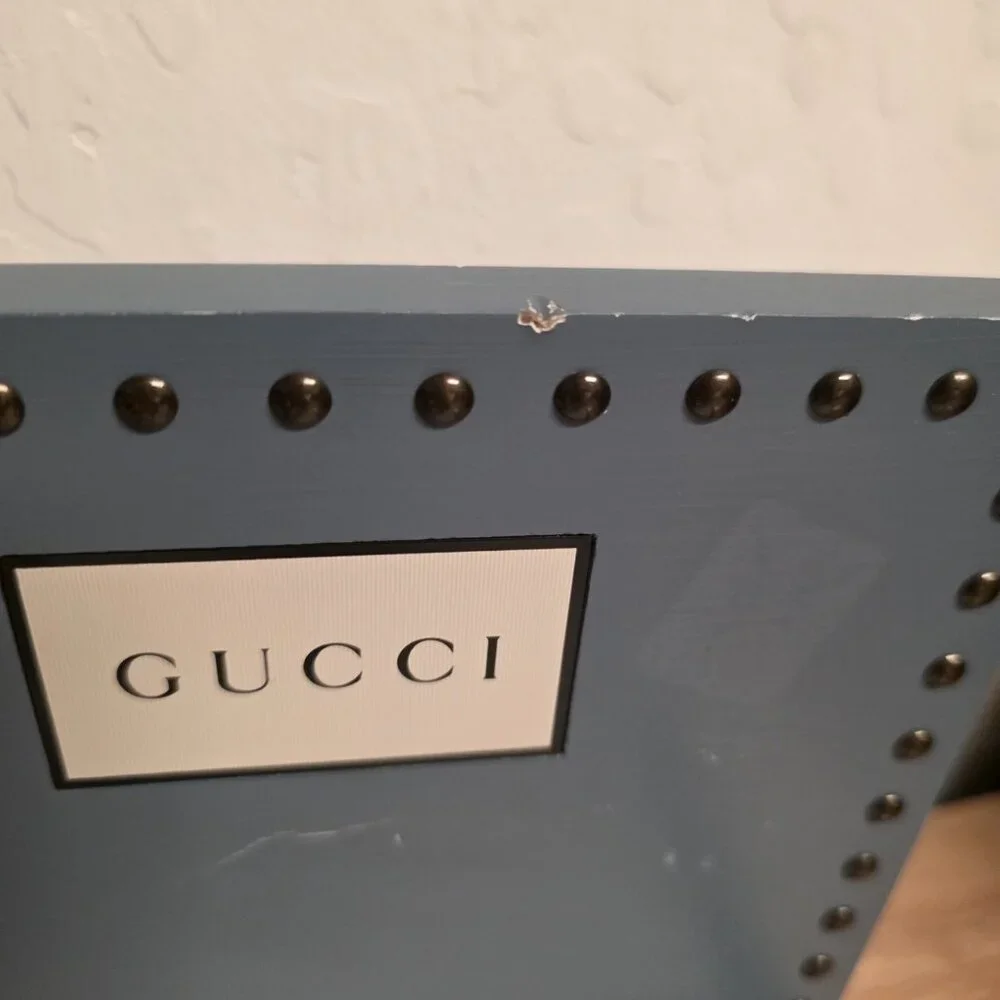 GUCCI Studded Flat-Back Dresser Countertop Display | Retail Display | Rare